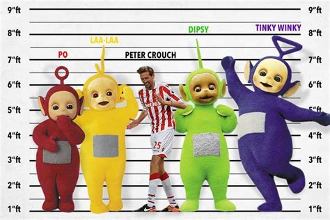 how tall are the teletubbies|the purple teletubby height.